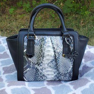 Simply Vera Vera Wang Faux Iridescent Snake Skin Mini Tote